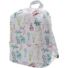 Background Decorative Zip Up Backpack by Bedest