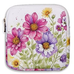 Flourish Colours Invitation Mini Square Pouch by Bedest