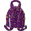 Background Doodles Math Travel Backpack View2