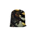 Abstract Shiny Pattern Drawstring Pouch (Small) View2