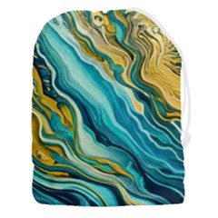 Painting Liquid Water Drawstring Pouch (3xl) by Grandong