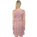 Pink Pattern with Cats Sleeveless Satin Nightdress View2