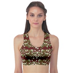 Shamrock Wine Shamrock Handraw Sports Bra by CoolDesigns