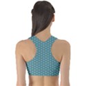 Blue Hexagonal Pattern Women s Sport Bra View2