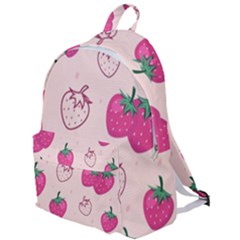 Seamless Strawberry Fruit Pattern Background The Plain Backpack by Bedest