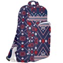 Ukrainian Folk Seamless Pattern Ornament Art Double Compartment Backpack View2
