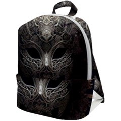 Mask Tribal Zip Up Backpack by Ndabl3x