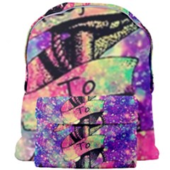 Anchor Purple Space Giant Full Print Backpack by Bedest