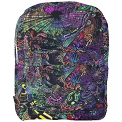 Psychodelic Absract Full Print Backpack by Bedest