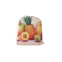 Fruit Pattern Apple Abstract Food Drawstring Pouch (Small) View2