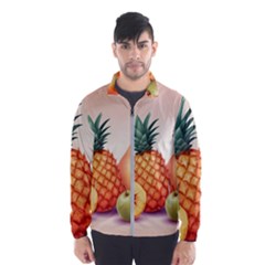 Fruit Pattern Apple Abstract Food Men s Windbreaker by Proyonanggan