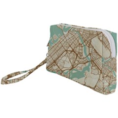 Mapart Dubai Map Wristlet Pouch Bag (small) by Proyonanggan
