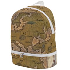 Map Geography Travel Global Zip Bottom Backpack by Proyonanggan