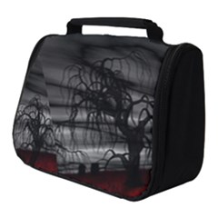 Grave Yard Dark Fantasy Trees Full Print Travel Pouch (small) by Cemarart