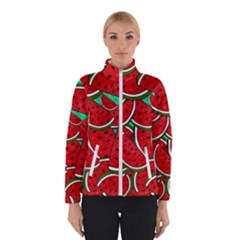 Summer Watermelon Fruit Women s Bomber Jacket by Cemarart