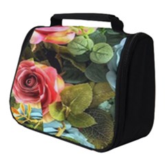 Flower Roses Full Print Travel Pouch (small) by Cemarart