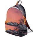 Surreal Mountain Landscape Lake The Plain Backpack View1
