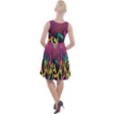Dancing Colorful Disco Knee Length Skater Dress View2