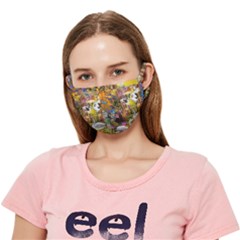 Garden Of Paradise Butterfly Swan Bird Painting Gazebo, Peacock Flower Crease Cloth Face Mask (adult) by Ndabl3x