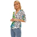 Brain Mind Psychology Idea Drawing Short Overalls Lightweight Drawstring Hooded Top View2