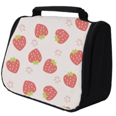 Strawberries Pattern Design Full Print Travel Pouch (big) by Grandong