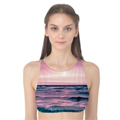 Sunset Ocean Beach Catcher Dream Evening Night Sunset Tank Bikini Top by Cemarart