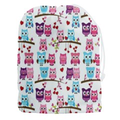 Owl Pattern Drawstring Pouch (3xl) by Cemarart