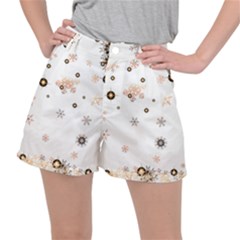 Golden-snowflake Women s Ripstop Shorts by saad11