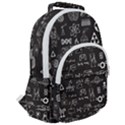Doodle Art Chemistry Art Rounded Multi Pocket Backpack View2