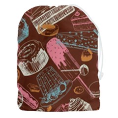 Sweet Food Seamless Pattern Drawstring Pouch (3xl) by Cemarart