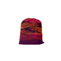 Time Wind Polishpattern Architecture Building City Cityscape Nature Pop-art Pop Surrealism  Retrowave Drawstring Pouch (XS) View2