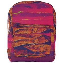 Time Wind Polishpattern Architecture Building City Cityscape Nature Pop-art Pop Surrealism  Retrowave Full Print Backpack by Cemarart