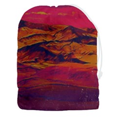 Time Wind Polishpattern Architecture Building City Cityscape Nature Pop-art Pop Surrealism  Retrowave Drawstring Pouch (3xl) by Cemarart