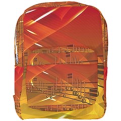 Music Notes Melody Note Sound Full Print Backpack by Proyonanggan