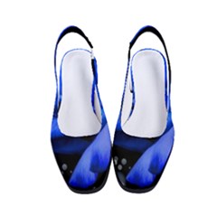 Blue Rose Bloom Blossom Women s Classic Slingback Heels by Proyonanggan