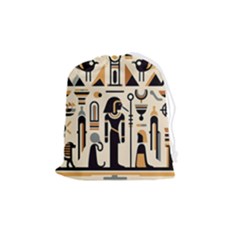 Egypt Pyramids Nature Desert Drawstring Pouch (medium) by Proyonanggan