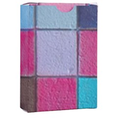 Tile, Colorful, Squares, Texture Playing Cards Single Design (rectangle) With Custom Box by nateshop