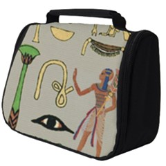 Egyptian Man Artifact Royal Full Print Travel Pouch (big) by Proyonanggan