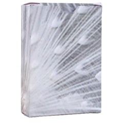 White Feathers, Animal, Bird, Feather, Peacock Playing Cards Single Design (rectangle) With Custom Box by nateshop