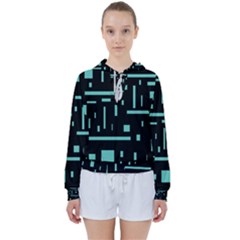 Rectangles, Cubes, Forma Women s Tie Up Sweat by nateshop