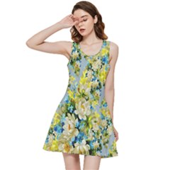 Background-flowers Inside Out Racerback Dress by nateshop