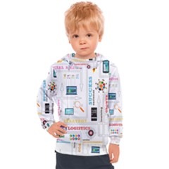 Startup Business Organization Kids  Hooded Pullover by Grandong