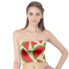 Cute Watermelon Seamless Pattern Tube Top by Grandong