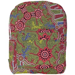 Authentic Aboriginal Art - Connections Full Print Backpack by hogartharts