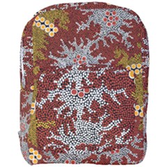 Authentic Aboriginal Art - Bushland Dreaming Full Print Backpack by hogartharts