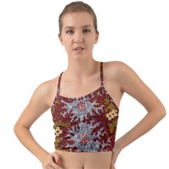 Authentic Aboriginal Art - Bushland Dreaming Mini Tank Bikini Top by hogartharts