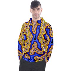 Authentic Aboriginal Art - Emu Dreaming Men s Pullover Hoodie by hogartharts