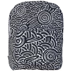 Authentic Aboriginal Art - Meeting Places Full Print Backpack by hogartharts