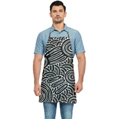 Authentic Aboriginal Art - Meeting Places Kitchen Apron by hogartharts