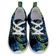 Authentic Aboriginal Art - Circles (paisley Art) Running Shoes by hogartharts